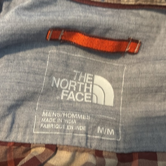 The North Face men’s tan plaid long sleeve button down shirt size medium - Picture 8 of 9